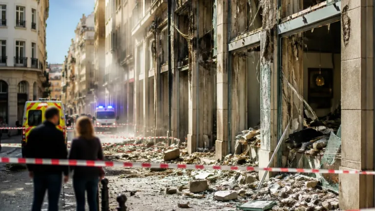 Un muerto y cinco heridos por un proyectil ruso en el centro de Jersón